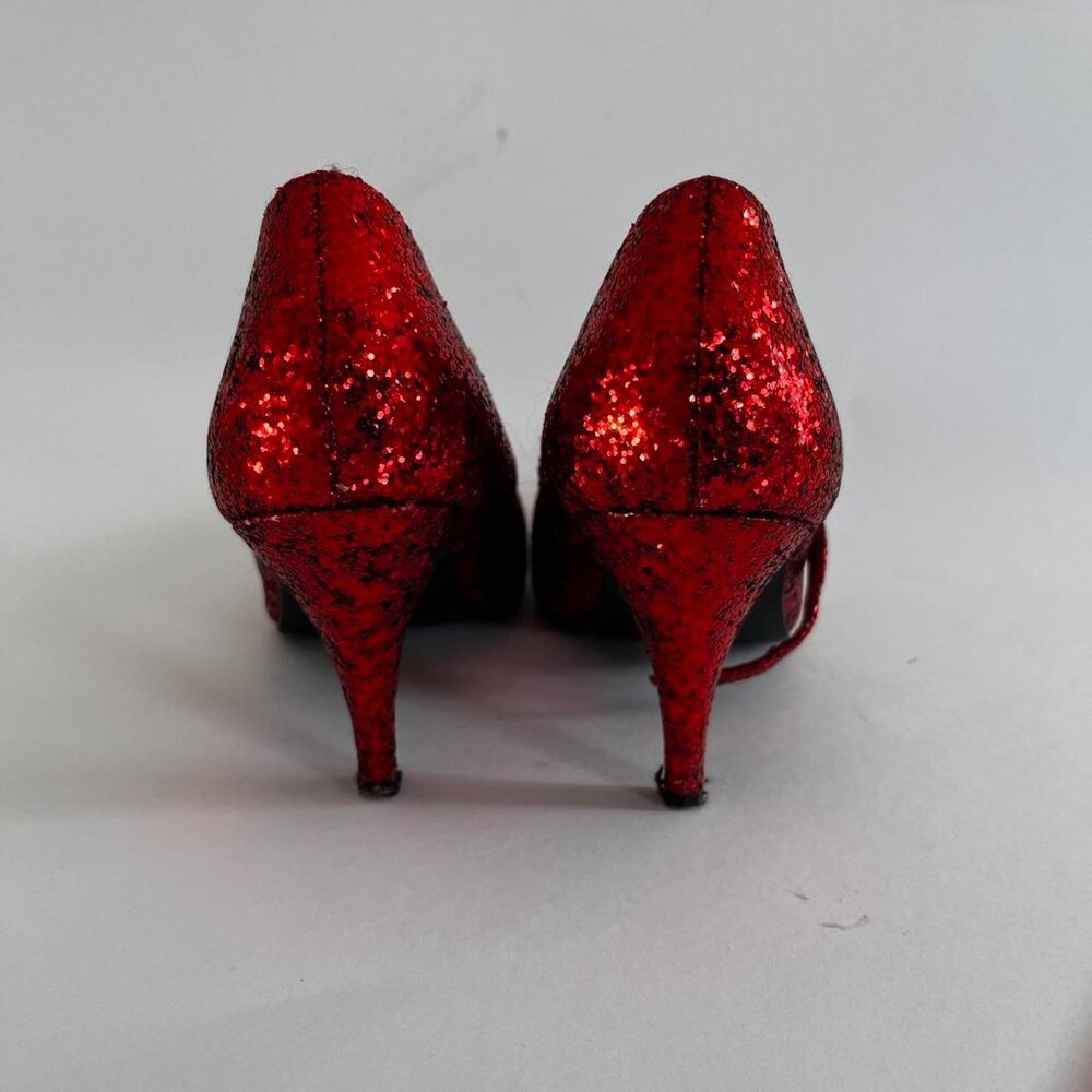Funtasma by Pleasers Ruby Red Glitter Heels - Picture 4 of 7